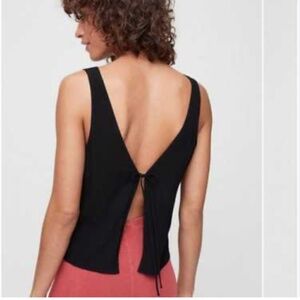 Aritzia Wilfred Free Kempner Tie-Back Top